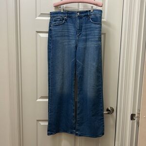 Loft The Wide Leg Jean denim pant NWOT new without tags